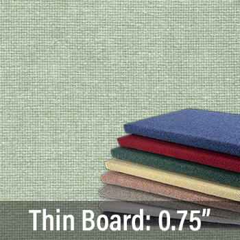 FW835-13 Mint - Thin Profile: 20 Soft Colors - Thick Texture - Push Pins or Hook and Loop - Up to 60" X 40"