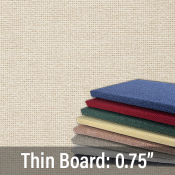 FW835-20 Taupe - Thin Profile: 20 Soft Colors - Thick Texture - Push Pins or Hook and Loop - Up to 48" Wide