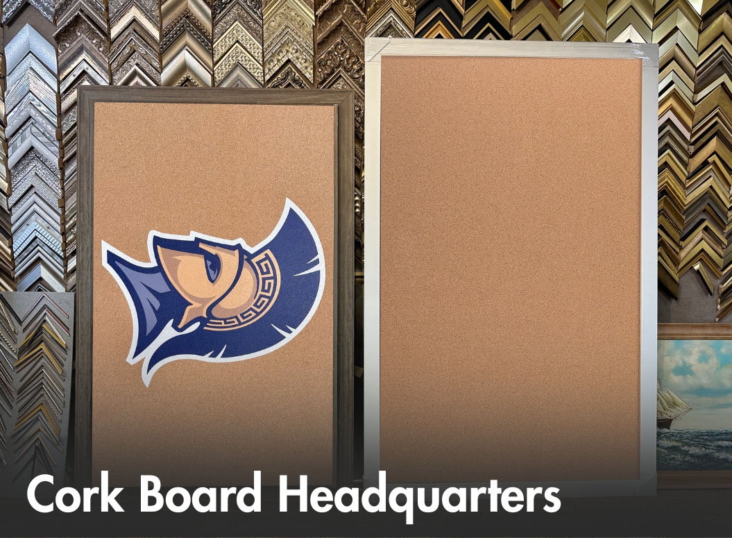 This stylish combination board features a magnetic whiteboard