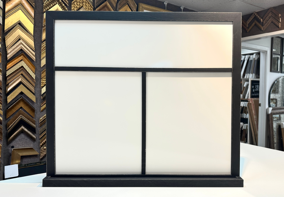 Shop custom corkboards by the outside size of the frame