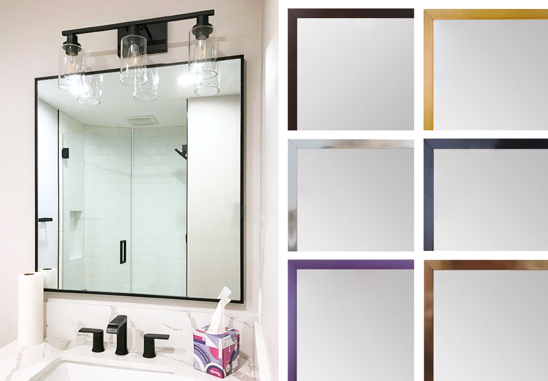 shop thin metal frame mirrors