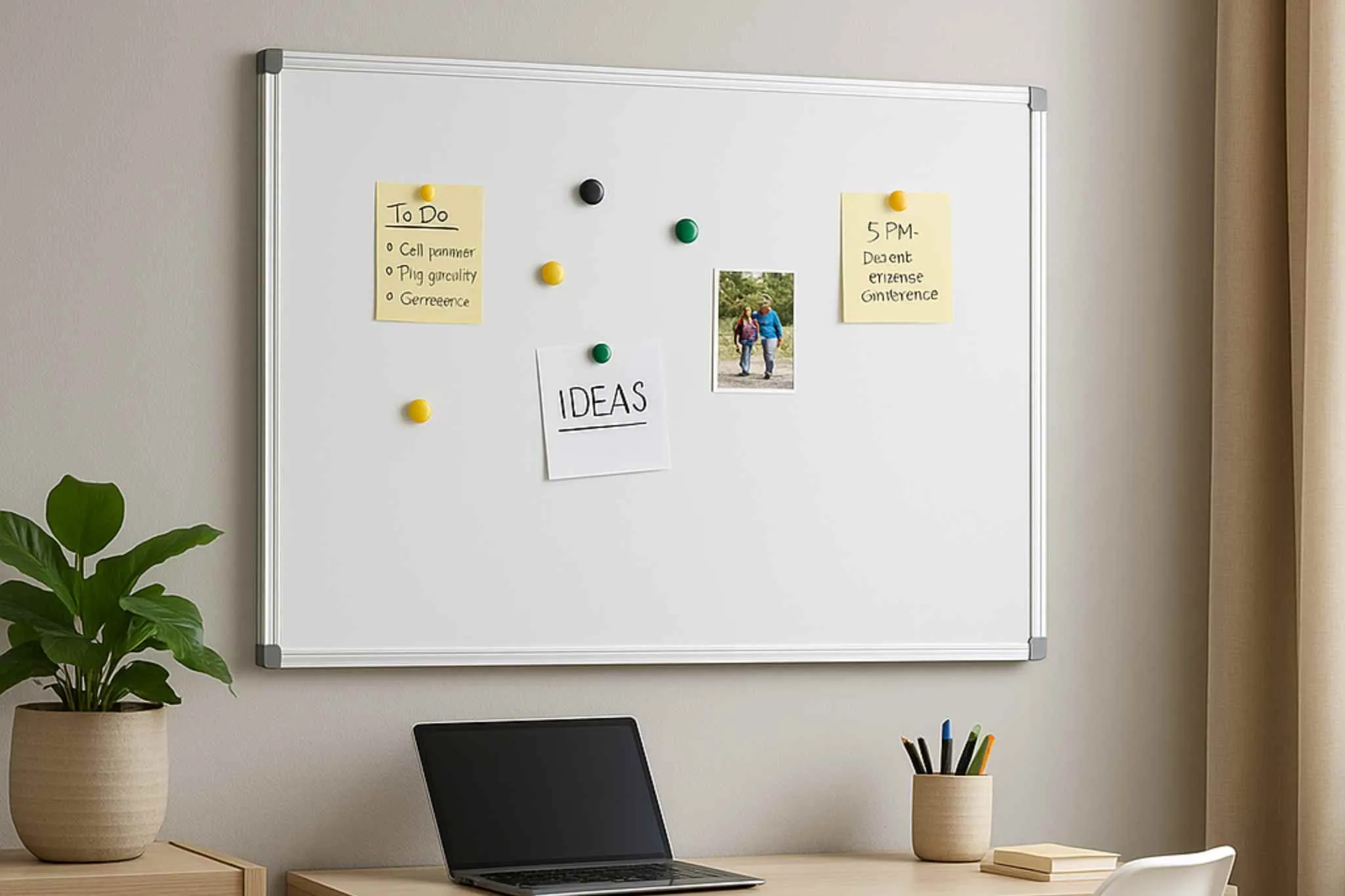 Custom White Dry Erase Board. 