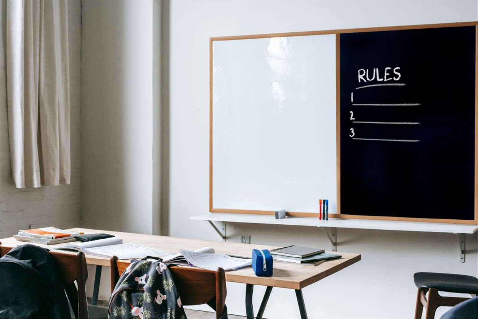A custom dry erase board