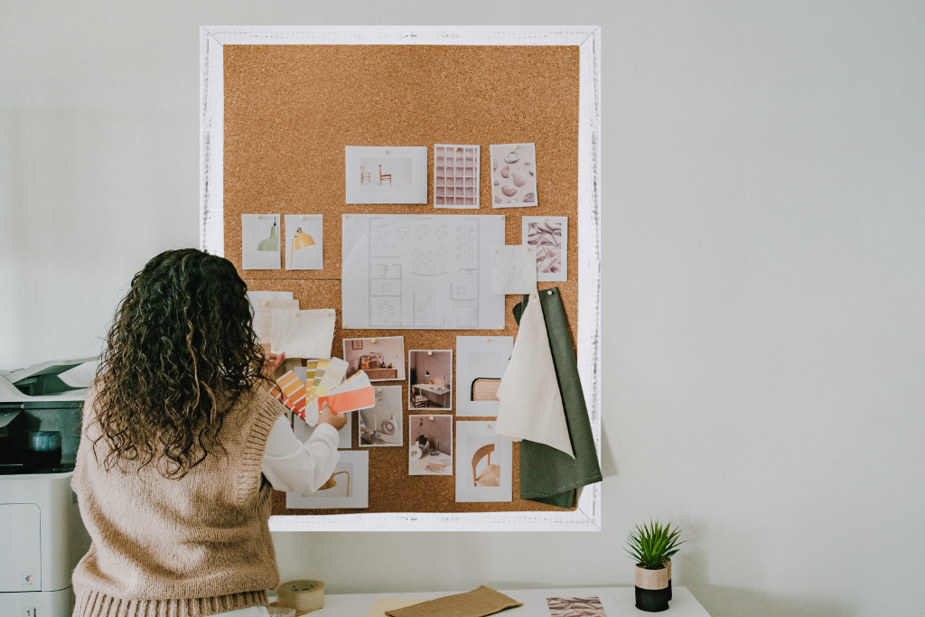 Custom Cork Board for your Kitchen.