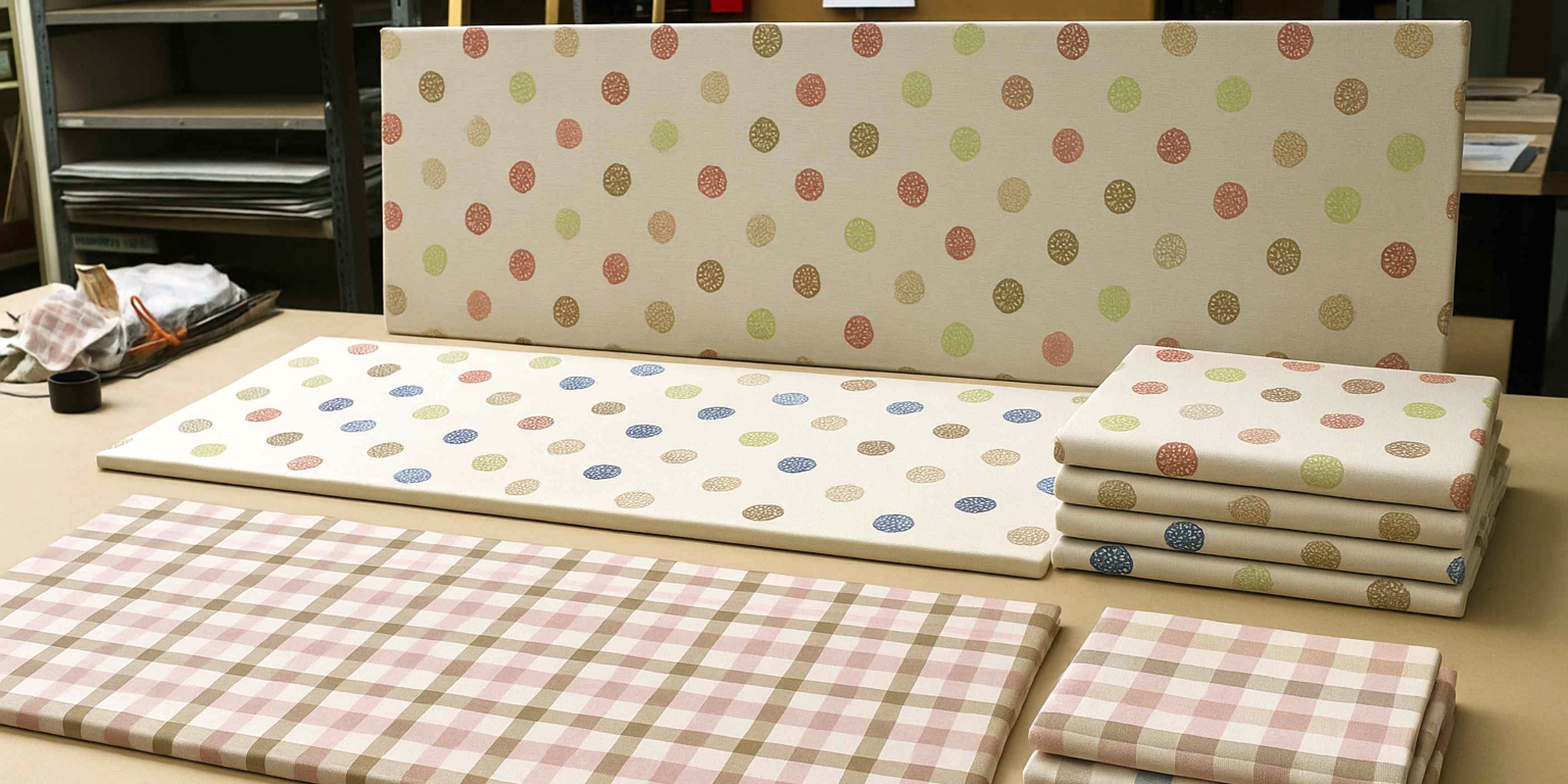 Custom Fabric wrapped wallboard