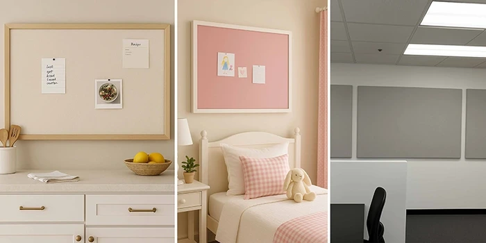 Fabric wrapped boards