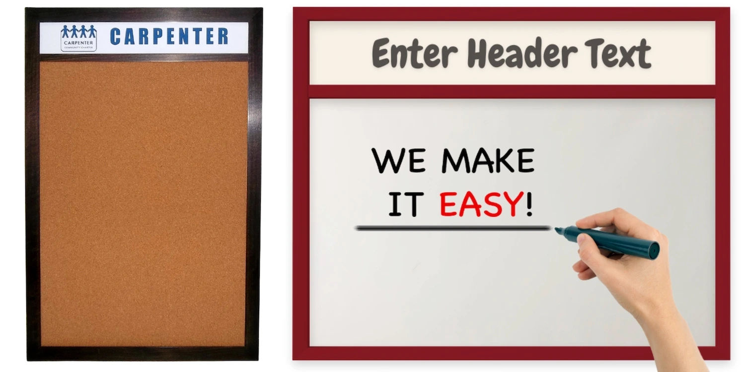 Variety of custom wallboards