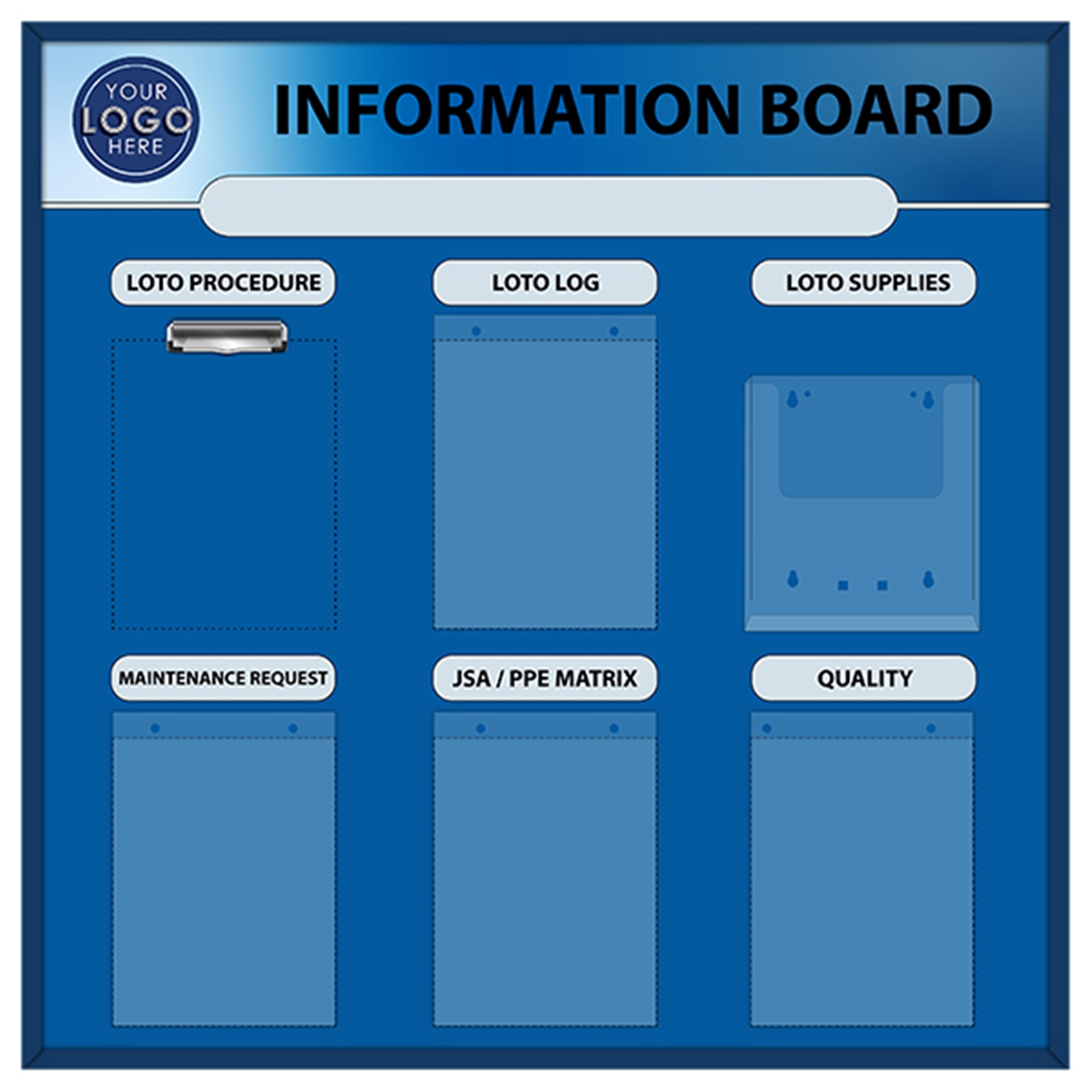 IB810 -  48" x 48" Custom Information Board