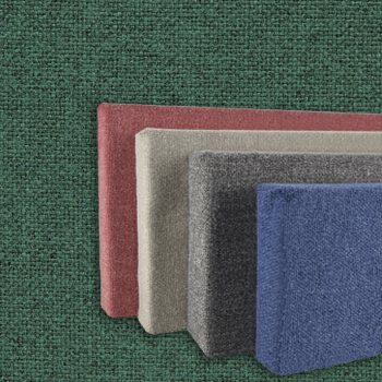 FW830-10 Forest - Frameless Fabric Wrap Cork Bulletin Board - Classic Hook And Loop Velcro