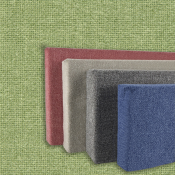 FW830-11 Pea Green - Frameless Fabric Wrap Cork Bulletin Board - Classic Hook And Loop Velcro