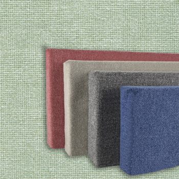 FW830-13 Mint - Frameless Fabric Wrap Cork Bulletin Board - Classic Hook And Loop Velcro
