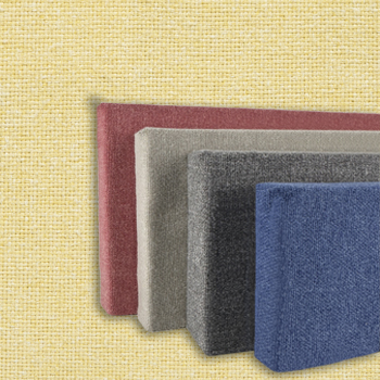 FW830-14 Mimosa - Frameless Fabric Wrap Cork Bulletin Board - Classic Hook And Loop Velcro