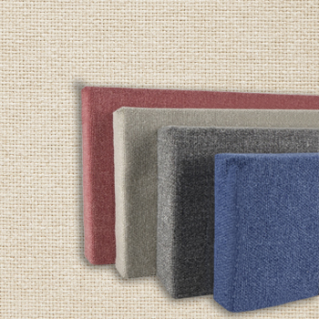 FW830-20 Taupe - Frameless Fabric Wrap Cork Bulletin Board - Classic Hook And Loop Velcro