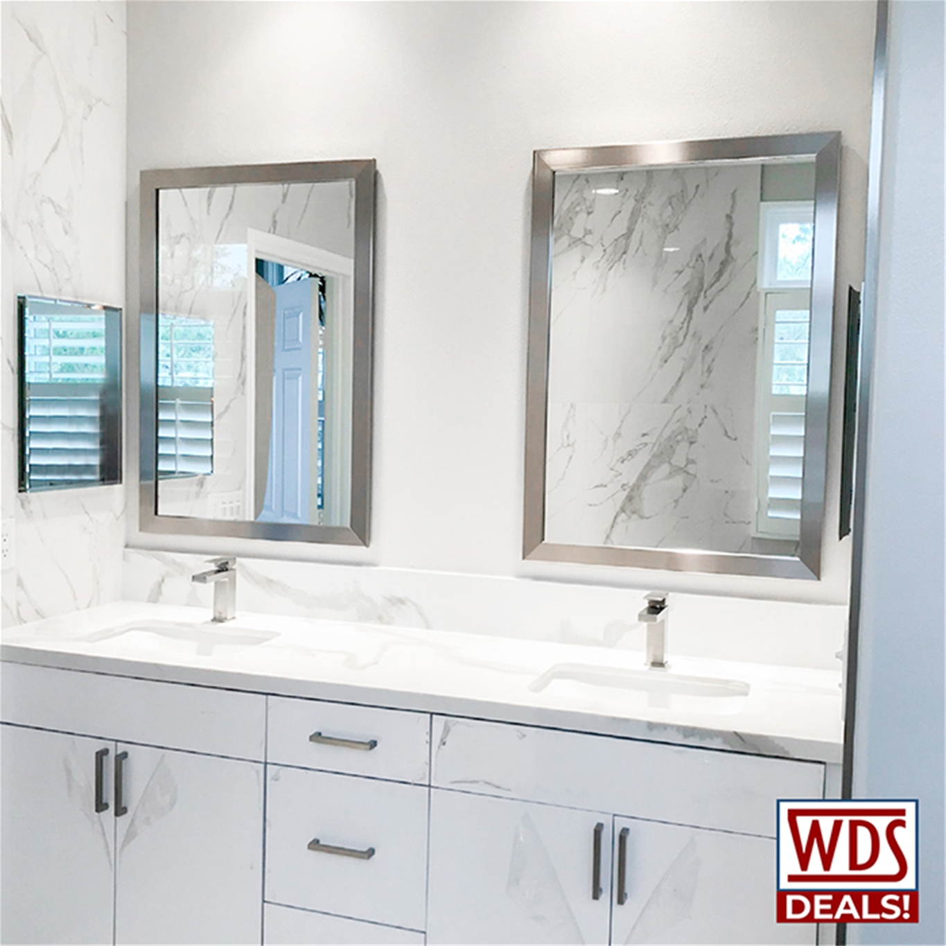 WD501 35% Off - 2" Silver Mirror (3) Sizes 