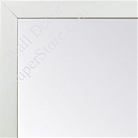 MR1544-8 White - 3/4 Inch Wide X 1 1/4 Inch High - Custom Wall Mirror - Custom Bathroom Mirror