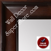 MR1864-1 Walnut - Value Priced - Large Custom Wall Mirror Custom Floor Mirror