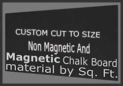 purchase custom chalkboard material by the square foot