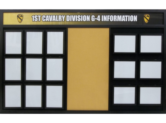 custom military chain of command boards