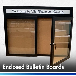 Enclosed Bulletin Boards