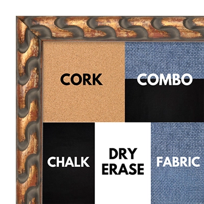 BB1221-1 ANTIQUE GREY - 0.875 Inch Wide - Cork, Chalk, Dry Erase, Combo, Fabric Wrap 