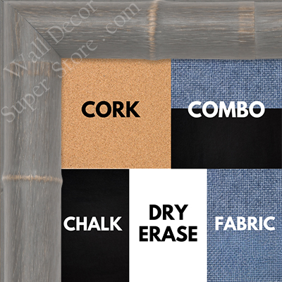 BB1230-2 - GREY - 1.375 Inch Wide - Custom Cork, Chalk, Dry Erase