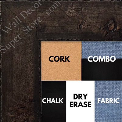 BB1232-5 - Charcoal - 2 Inch Wide - Custom Cork, Chalk, Dry Erase