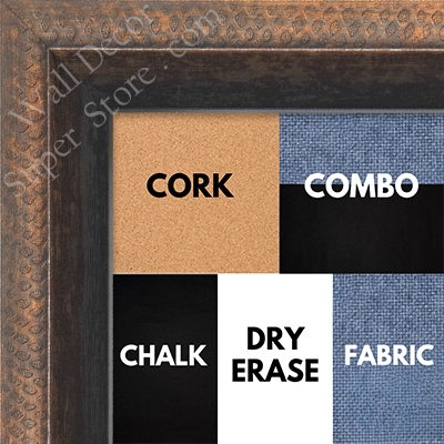 BB1242-1 - Eiffel Bronze - 1.5625 Inch Wide - Custom Cork, Chalk, Dry Erase