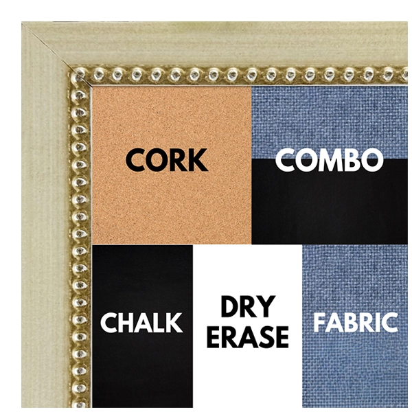 BB1206-1 Cream  - 0.75 Inch Wide - Custom Cork Chalk Dry Erase