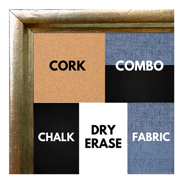 BB1209-2 Bronze  - 0.75 Inch Wide - Custom Cork Chalk Dry Erase