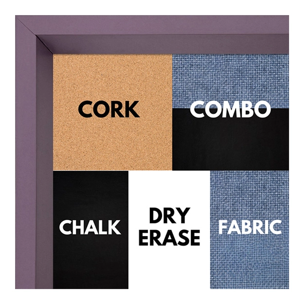 BB1212-6 Violet  - 0.69 Inch Wide - Custom Cork Chalk Dry Erase
