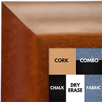 BB1420-1 Classic Cherry Medium To Extra Large Custom Cork Chalk Or Dry Erase Board