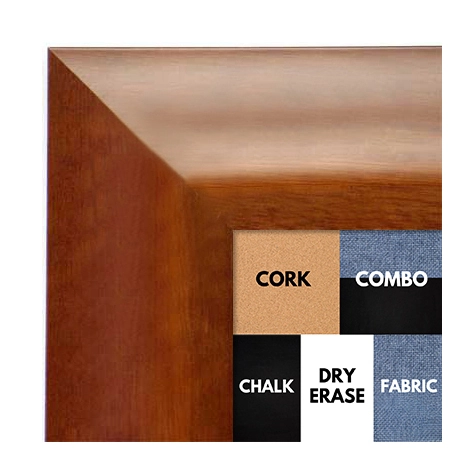BB1420-1 Classic Cherry Medium To Extra Large Custom Cork Chalk Or Dry Erase Board