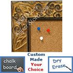 1.5" to 1.74"  Custom Wallboard Frames - Cork Chalk Dry Erase 