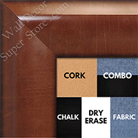 BB1509-2 Pecan Extra Extra Large Wall Board Cork Chalk Dry Erase