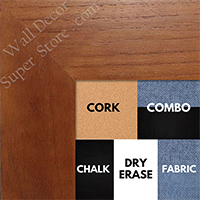 BB1510-3 Cherry Wood Grain Large Custom Wall Boards Chalk Cork Dry Erase