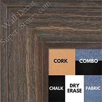 BB1514-2 Gray Distressed Barnwood - Extra Extra Large Wall Board Cork Chalk Dry Erase