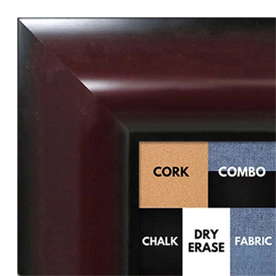 BB1518-3 Mahogany - Extra Extra Large Wall Board Cork Chalk Dry Erase