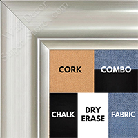 BB1521-10 Silver Extra Large Wall Board Cork Chalk Dry Erase