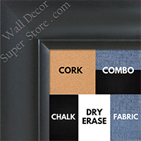 BB1521-9 Classic Black Extra Large Wall Board Cork Chalk Dry Erase