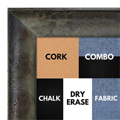 BB1530-1 Distressed Burlwood Gray Custom Large Wall Board Cork Chalk Dry Erase