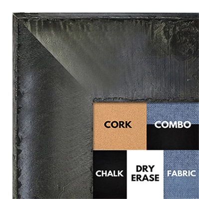 BB1531-1 Distressed Burlwood Gray Custom Extra Extra Large Wall Board Cork Chalk Dry Erase