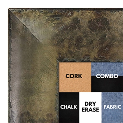 BB1531-5 Distressed Burlwood Brown Taupe Custom Extra Extra Large Wall Board Cork Chalk Dry Erase