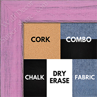 BB1533-10 Distressed Soft Pink - Medium Custom Cork Chalk or Dry Erase Board