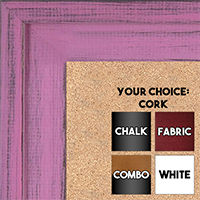 BB1534-10 Distressed Soft Pink - Extra Large Custom Cork Chalk or Dry Erase Board