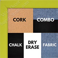 BB1538-5 Yellow - Small Custom Cork Chalk or Dry Erase Board