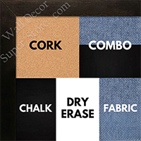 Under 1 Inch Custom Wallboard Frames - Cork Chalk Dry Erase