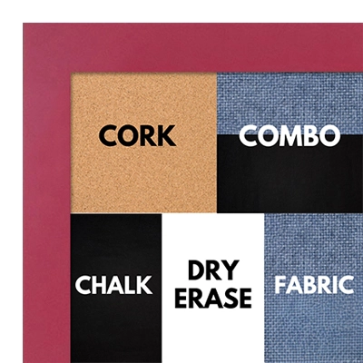 BB1564-18 Pink Small Custom Cork Chalk or Dry Erase Board