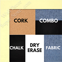 BB1564-8 Soft Yellow Small Custom Cork Chalk or Dry Erase Board
