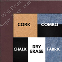 BB1570-6 Distressed Dark Red Medium Custom Cork Chalk or Dry Erase Board
