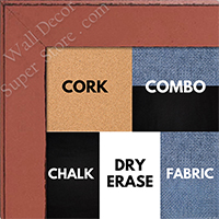 BB1570-9 Distressed Orange Medium Custom Cork Chalk or Dry Erase Board